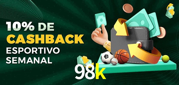 10% de bônus de cashback na 98k